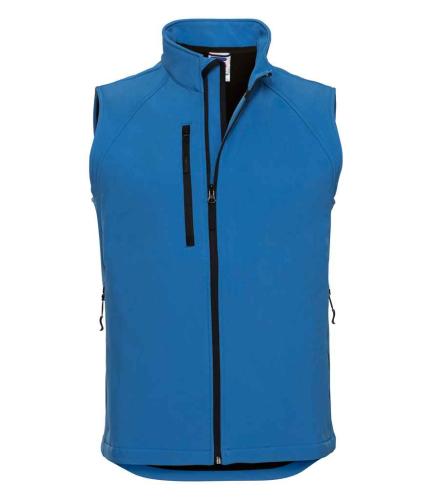 Russell Softshell Gilet - Azure - L